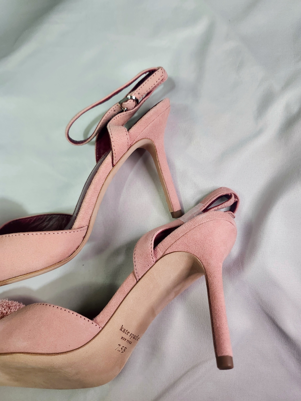 Kate Spade Pink Pom-Pom Pointed Toe Pumps - Picture 6 of 8